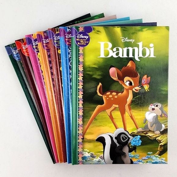 Disney Collection Wonderful World  of Reading 7 Hardcover Books Children Classic - Picture 1 of 15